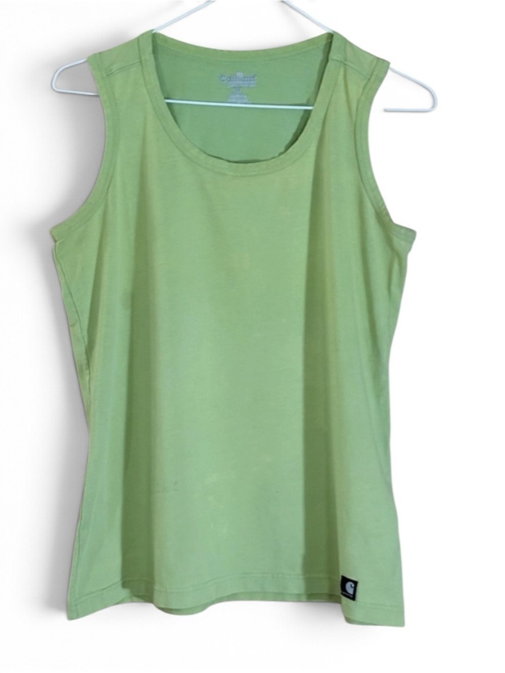 Carhartt Women's Lime Green Tank Top Scoop Neck
